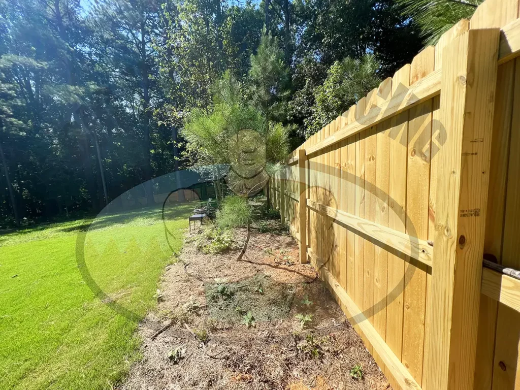 The Baxter Basic Wood Privacy Fence from Big Jerry's Fencing