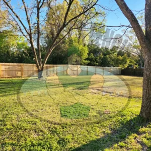 Baxter Standard Wood Privacy Fence Yard View