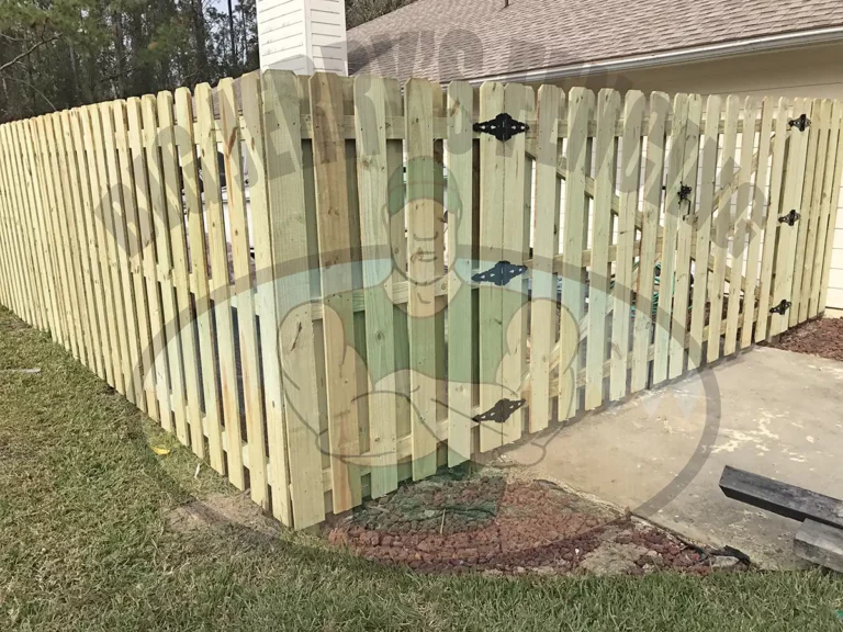 The Highland Shadowbox wood privacy fence