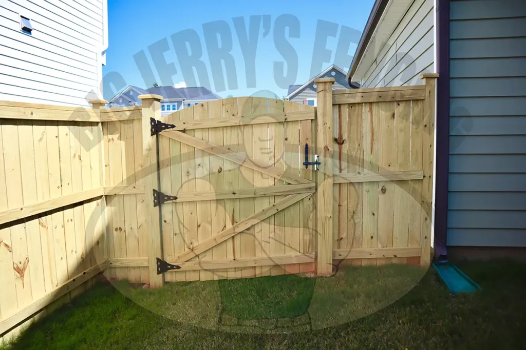 The Cannonball wood privacy fence from Big Jerry's Fencing