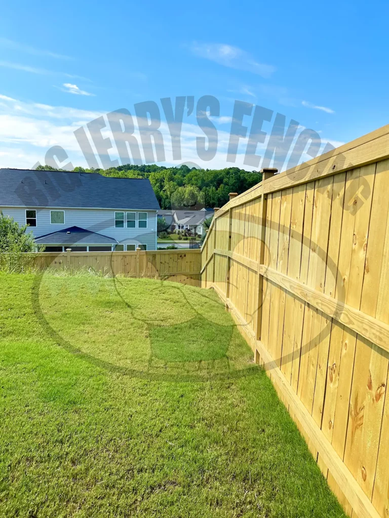 The Cannonball wood privacy fence from Big Jerry's Fencing