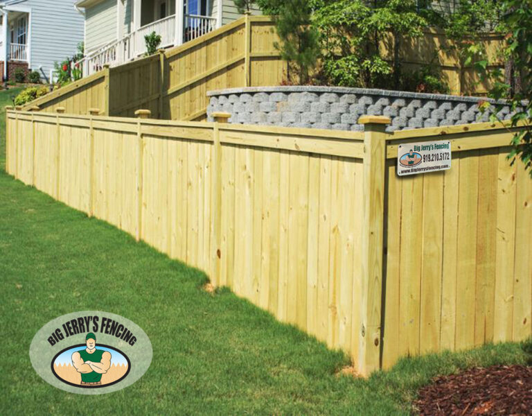 The Cannonball wood privacy fence from Big Jerry's Fencing