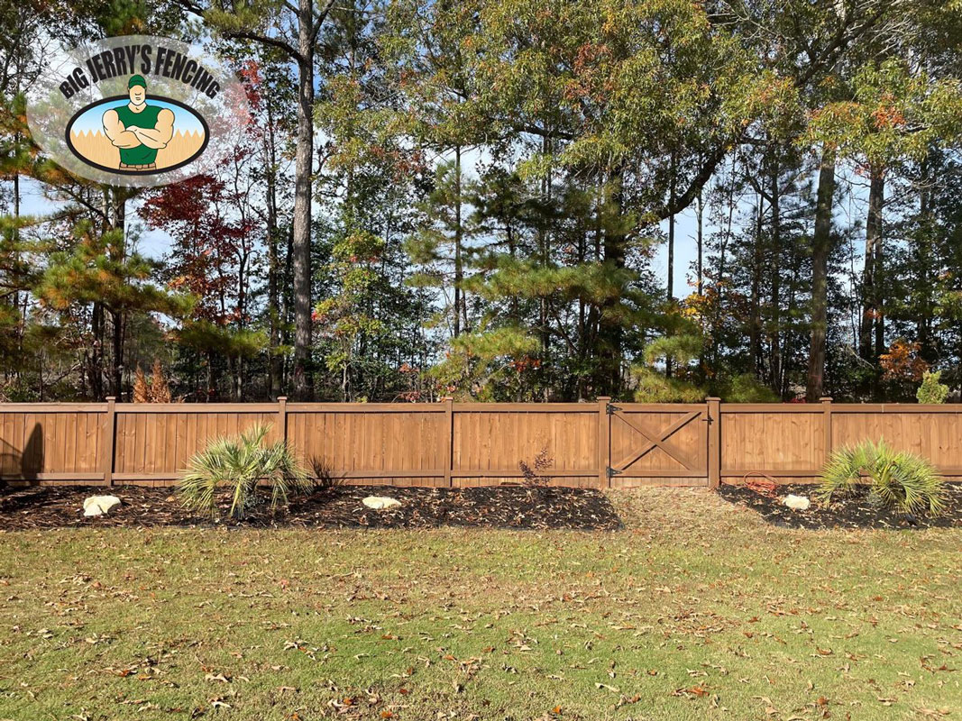Cannonball Wood Privacy Fence from Big Jerry's Fencing