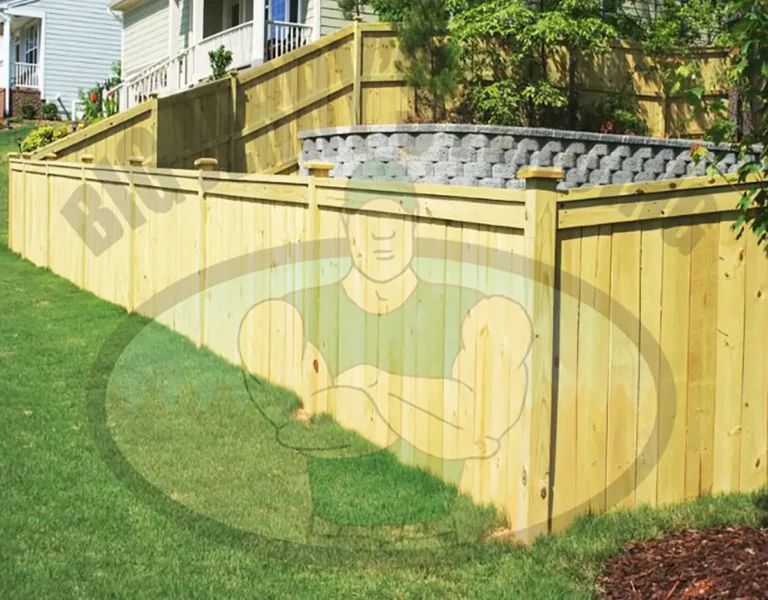 The Cannonball wood privacy fence from Big Jerry's Fencing