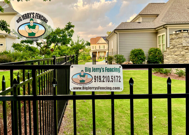 The Claremont Aluminum Fence from Big Jerry's Fencing
