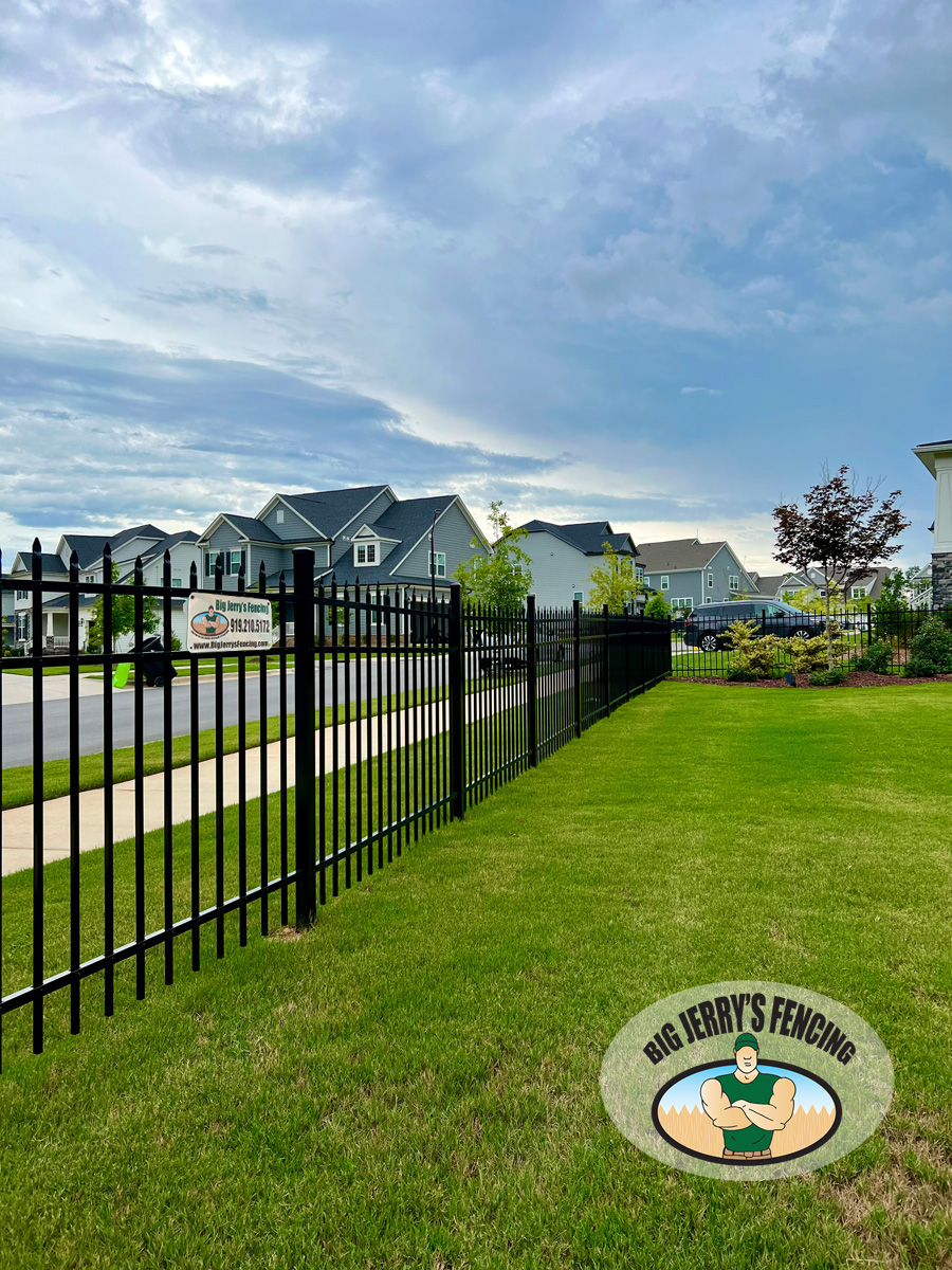 The Drexel Aluminum fence from Big Jerry's Fencing