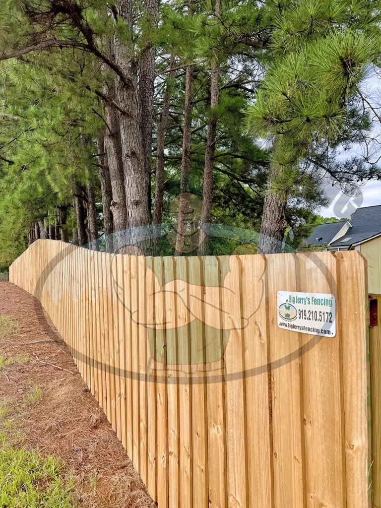 The Fortson Wooden Fence from Big Jerry's Fencing