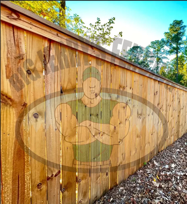 The Henderson wood fence from Big Jerry's Fencing