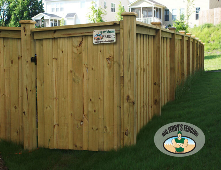The McWorther Wood Fence from Big Jerry's Fencing