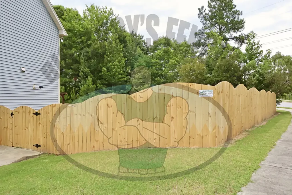 The Hill Wood Fence style from Big Jerry's Fencing