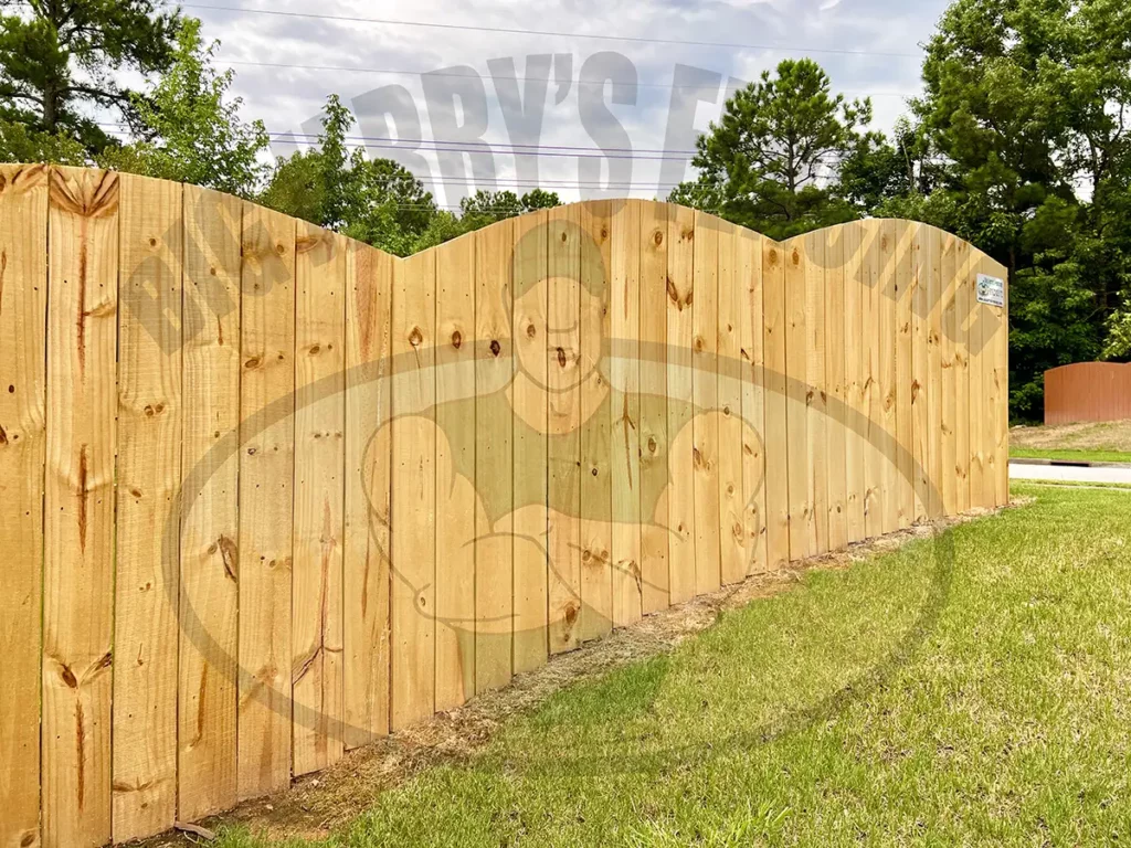 The Hill Wood Fence style from Big Jerry's Fencing