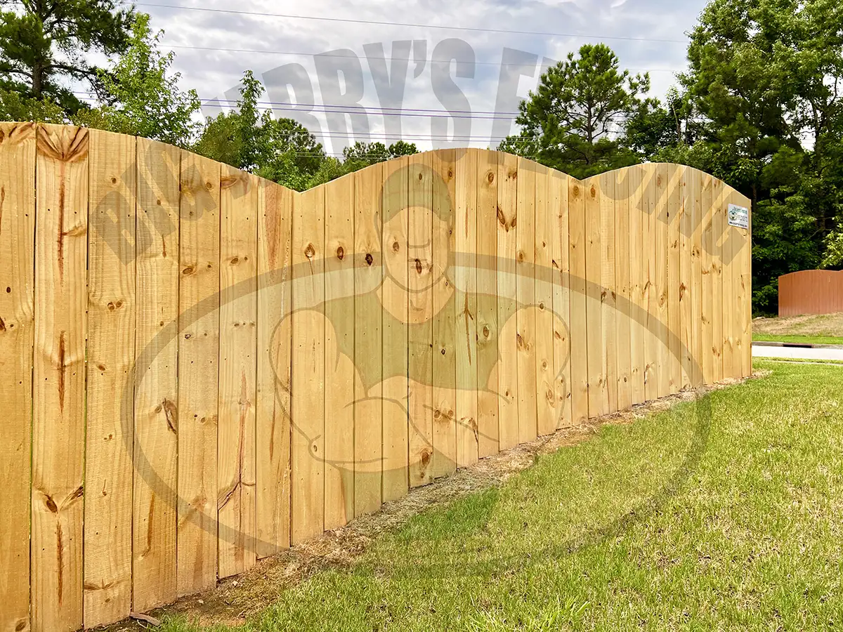 Hill Wood Fence style from Big Jerry's Fencing