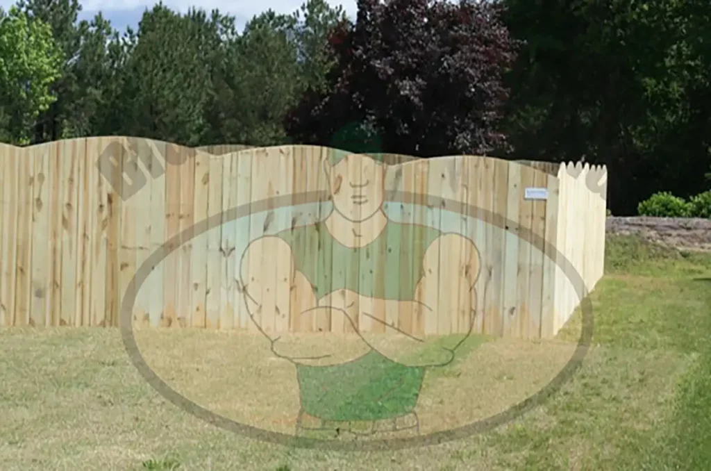 The Hill Wood Fence style from Big Jerry's Fencing