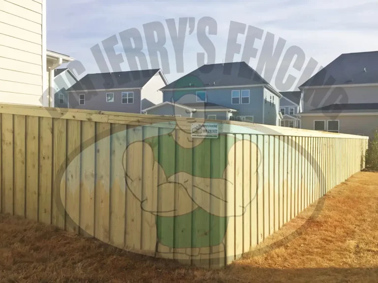 The Tillman wood fence from Big Jerrys Fencing
