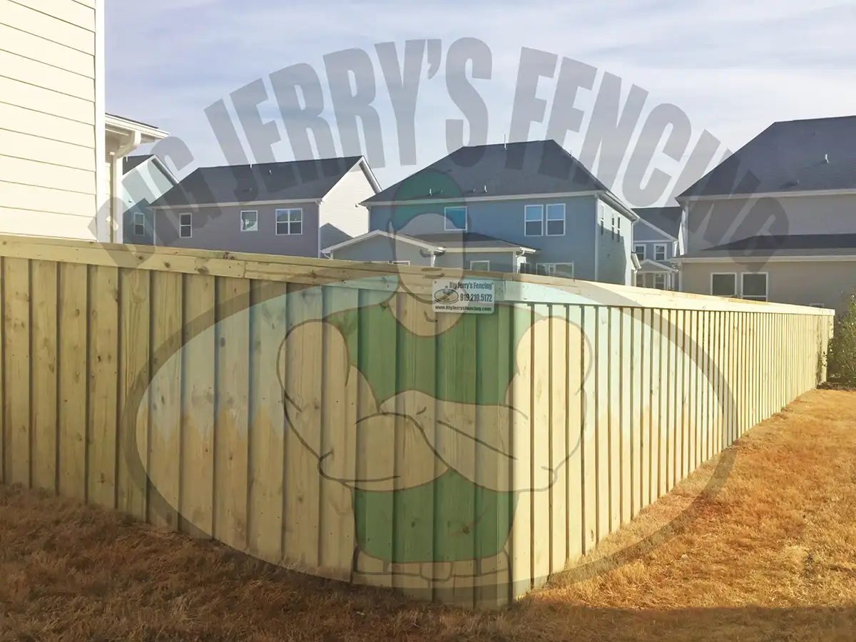 Tillman wood fence from Big Jerrys Fencing